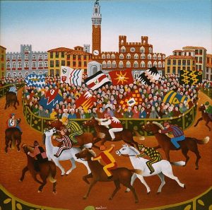 A Firenze ristorante usa il Palio per la cena di gala