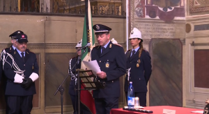 Cerimonia 168° anniversario fondazione polizia municipale