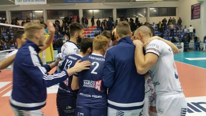 Vittoria di rimonta per l&rsquo;Emma Villas. Successo al tie break ad Alessano