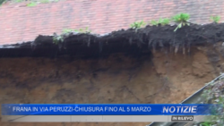 Frana in via Peruzzi - Chiusura fino al 5 marzo