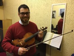 Gabriele Centorbi direttore d'orchestra dell'universit&agrave; di Firenze