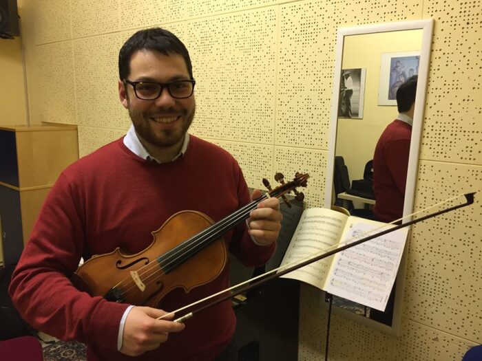 Gabriele Centorbi direttore d'orchestra dell'universit&agrave; di Firenze
