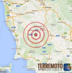 Scossa di terremoto nel senese