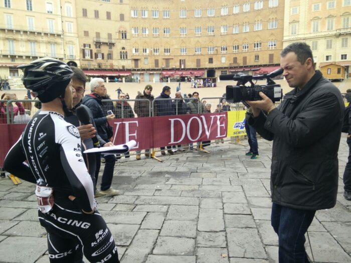 Gran Fondo Strade Bianche, l'arrivo di Silver Lazzari