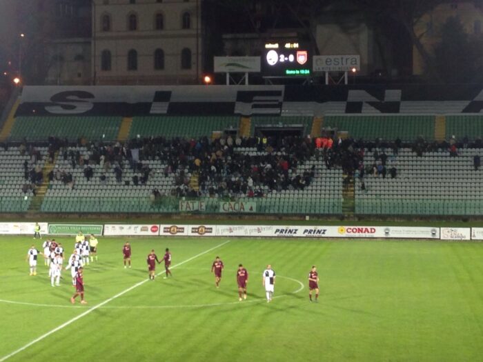 Il Siena vince in un'atmosfera surreale