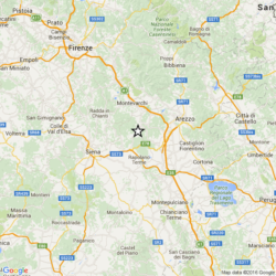 Scossa di terremoto nel senese