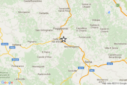Due forti scosse di terremoto a Siena