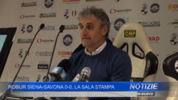 Robur Siena - Savona 0-0, la sala stampa
