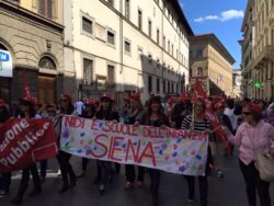 Anche Siena si ferma per lo sciopero regionale