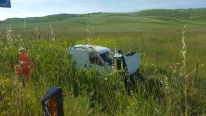 Scoppia la gomma, incidente sulla Siena-Bettolle