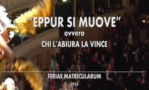 Operetta delle Feriae Matricularum in onda alle 16