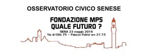 Il futuro della Fondazione Mps stasera su Radio Siena Tv