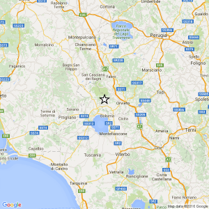 Scossa di terremoto nel sud della provincia senese
