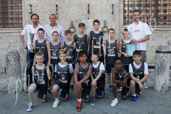 Aquilotti del Siena Basket ricevuti in Comune - LE FOTO