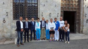 Il Ct Siena ricevuto in Palazzo Pubblico: festeggiata la serie A