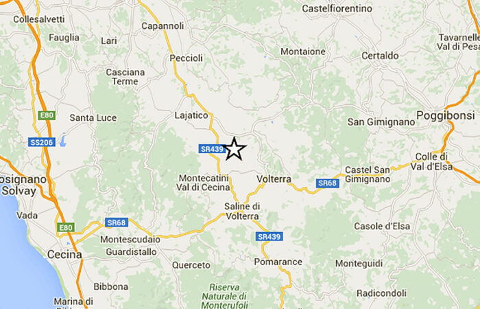 Terremoto a Volterra, sisma avvertito in Val d'Elsa