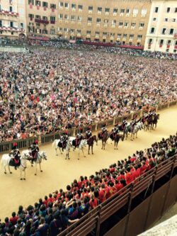 Il drappello dei carabinieri attraversa la citt&agrave; - IL VIDEO