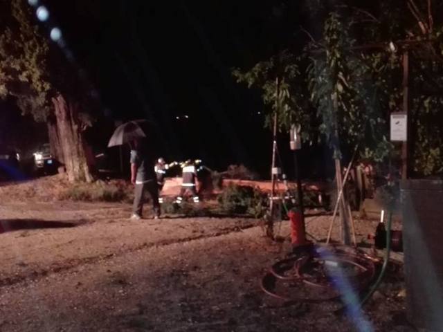 Tromba d'aria a San Gimignano