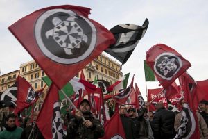 Congresso Casapound, contro-manifestazione della "Valdichiana antifascista"