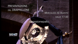 #passionepalio promo presentazione Drappellone