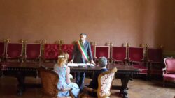 Prima unione civile a Siena celebrata dal sindaco Valentini