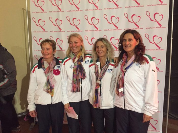 La tennista senese Giulia Collodel testimonial della onlus "Tennis in rosa"