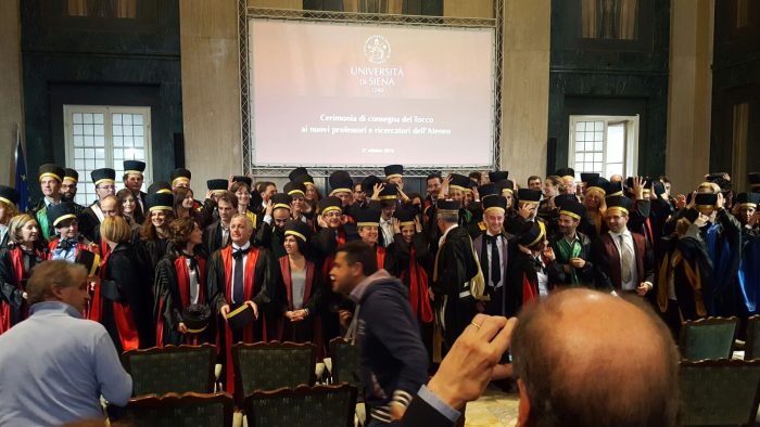 I nuovi docenti dell'Universit&agrave; di Siena