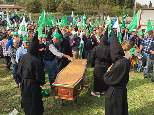 Bara e funerale per il grano