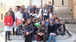 I bambini a spasso per Siena con gli architetti