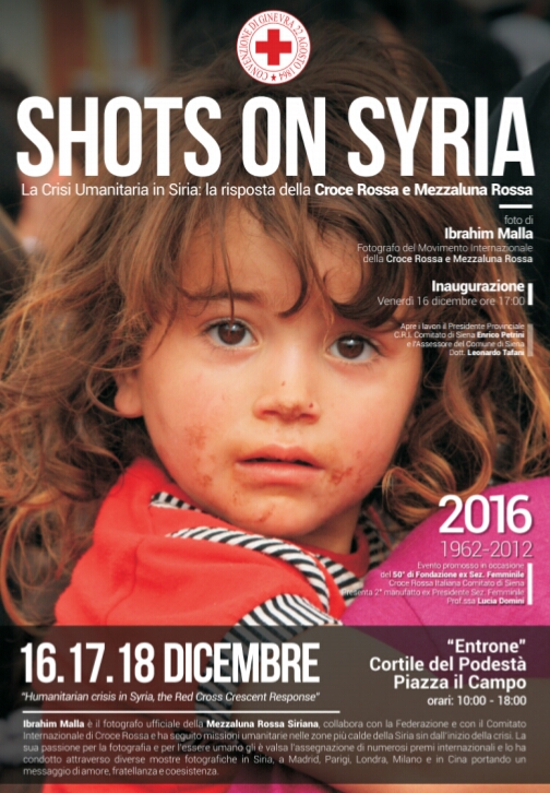 &ldquo;Shots on Syria&rdquo;, mostra fotografica della Cri nel Cortile del Podest&agrave;