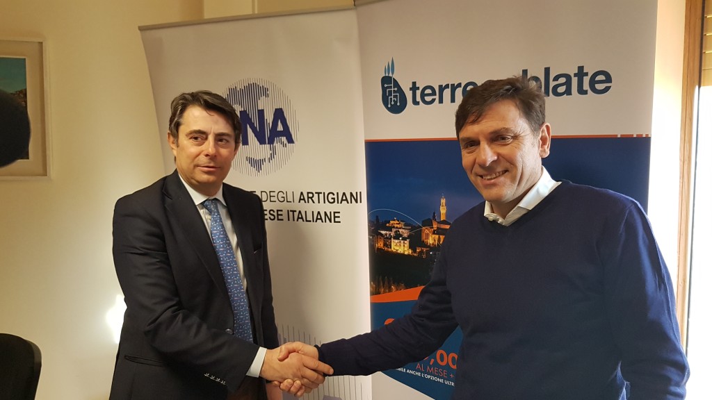 Rete e web di qualit&agrave; con l&rsquo;accordo  siglato fra Cna Siena e Terrecablate