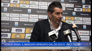 Robur, Dolci a Radio Siena Tv: &ldquo;Inizio stagione ottimo, Mignani fa giocare la squadra. Sul mercato cerchiamo giocatori rapidi&rdquo;.