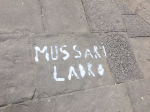 Scritte nel centro storico contro l'ex presidente di Mps Giuseppe Mussari