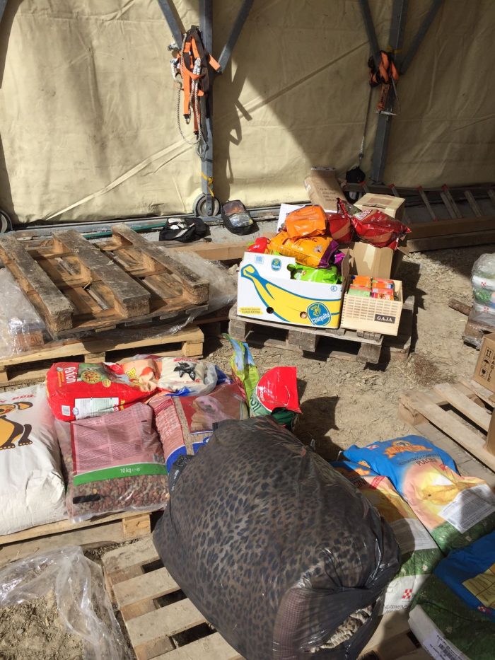 Arrivato a destinazione il materiale raccolto a Siena per gli animali delle zone terremotate