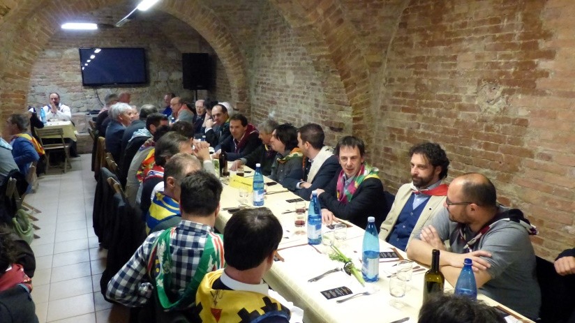 Banchetto del Comitato Amici del Palio