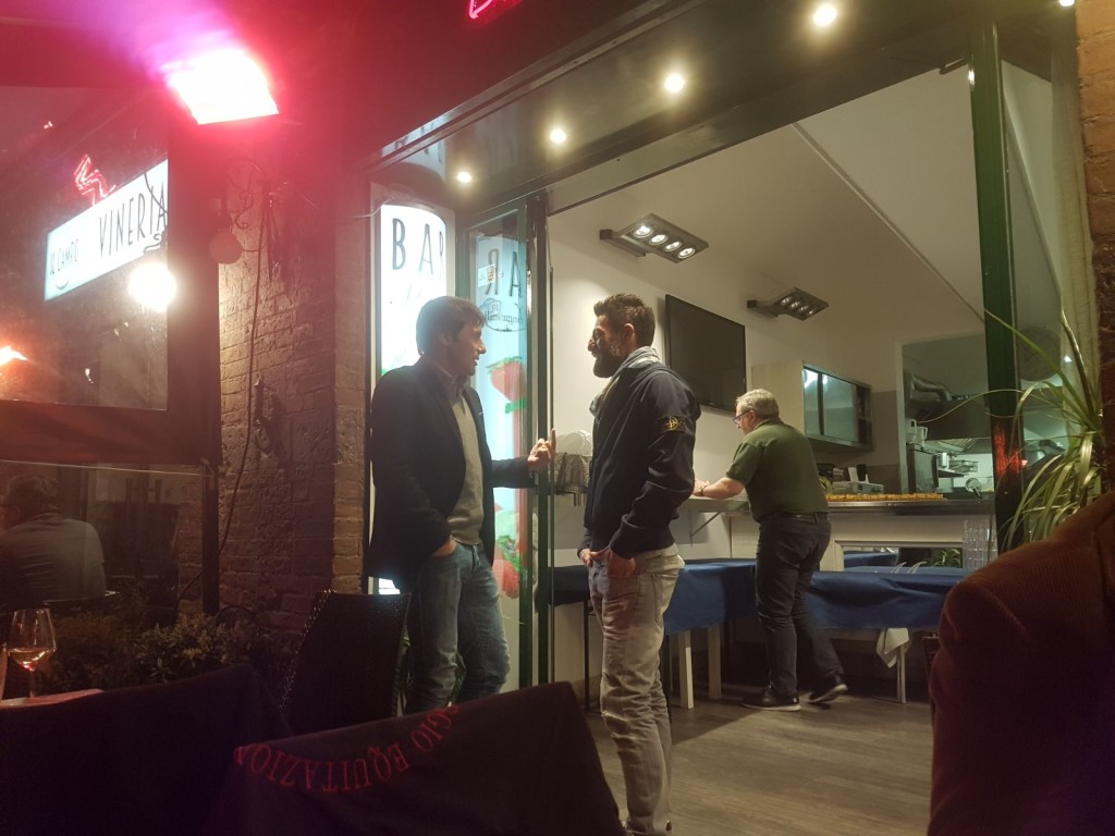 Antonio Conte, aperitivo in Piazza con Anna Durio