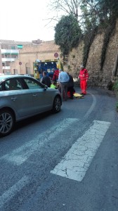 Donna investita in via Beccafumi: un incidente annunciato - LE FOTO