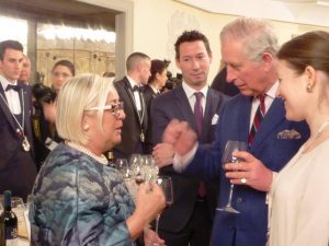 Donatella Cinelli Colombini incontra il principe Carlo