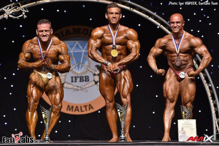 Body building - Simone Meiattini medaglia di bronzo a Malta