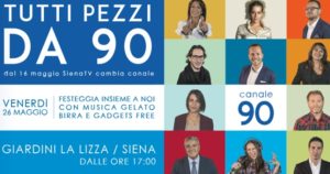 Tutti pezzi da 90: la grande festa di Radio Siena Tv
