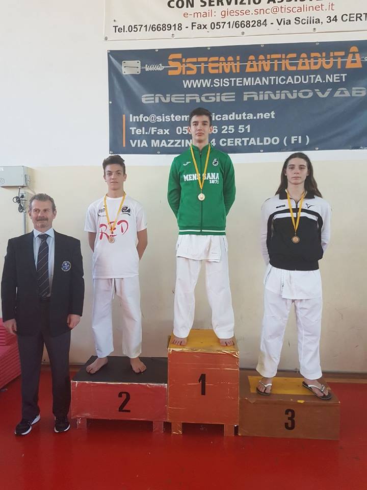 KARATE - La Mens sana conquista tre podi