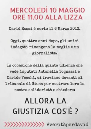 David Rossi: quattro anni fa una morte ancora misteriosa