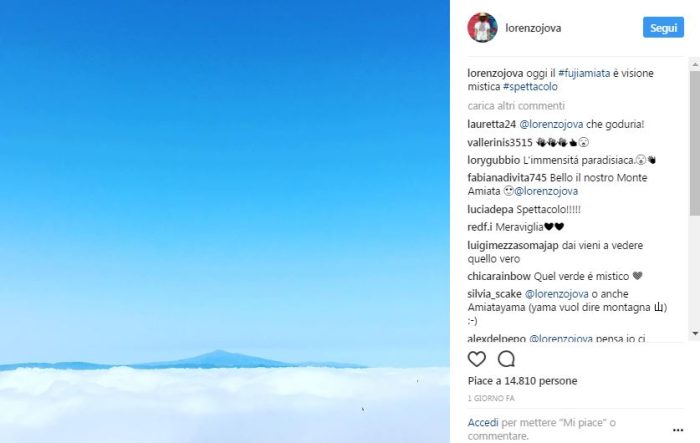 Lorenzo Jovanotti innamorato dell'Amiata