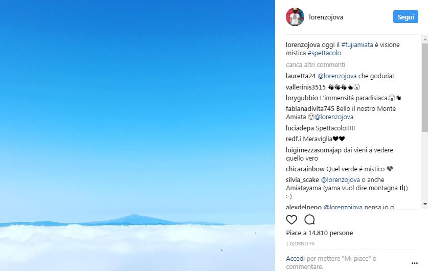 Lorenzo Jovanotti innamorato dell'Amiata