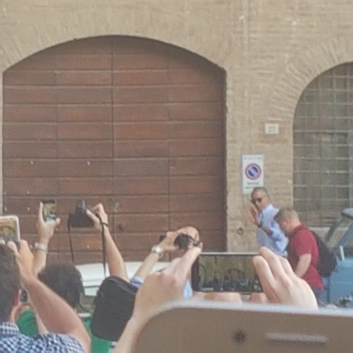 Pomeriggio senese per Michelle e Barack Obama: visita alla Maest&agrave; di Simone Martini e al Duomo