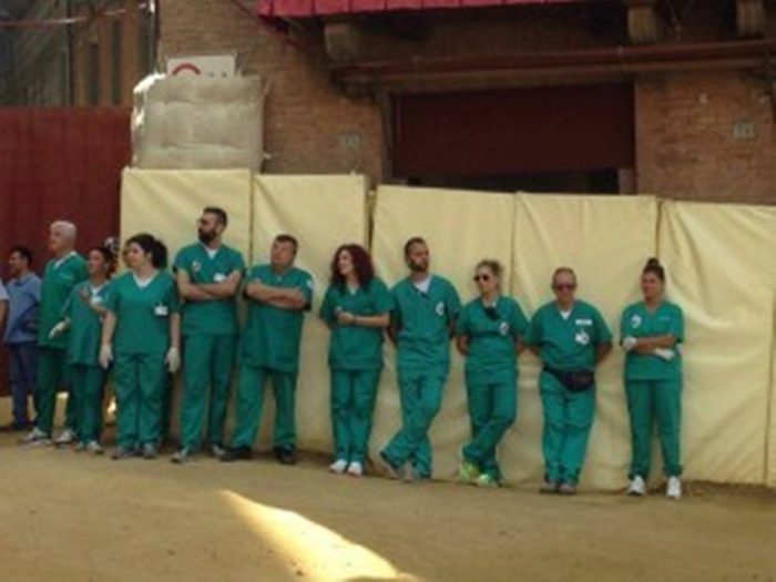 Palio: lo schieramento del sistema di emergenza-urgenza 118. Intorno alla Piazza 17 ambulanze