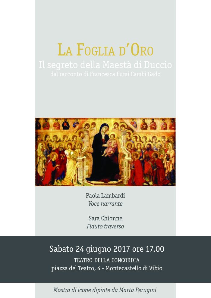 Il segreto della Maest&agrave; di Duccio dal racconto di Francesca Fumi Cambi Gado