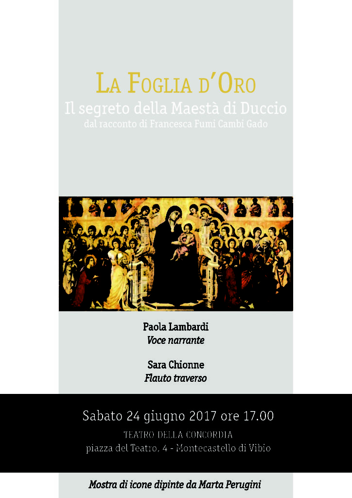 Il segreto della Maest&agrave; di Duccio dal racconto di Francesca Fumi Cambi Gado