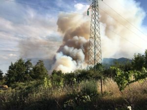 Gravissimo intossicato nell'incendio a Piancastagnaio