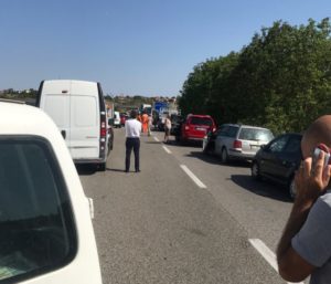 Incidente in tangenziale, traffico bloccato